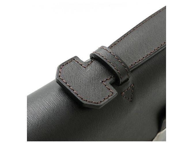 Alfred Dunhill Dunhill Leather Sidecar Briefcase Black - view 4