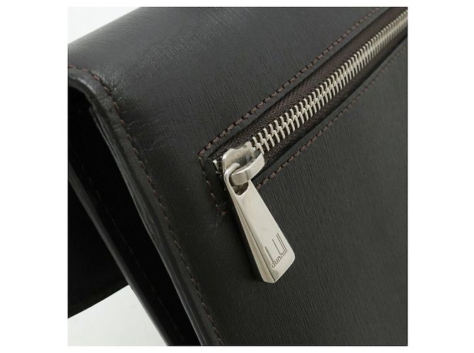 Alfred Dunhill Dunhill Leather Sidecar Briefcase Black - view 5