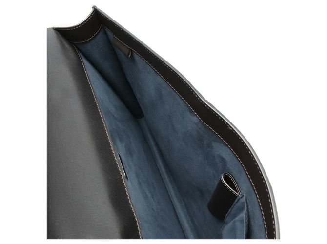 Alfred Dunhill Dunhill Leather Sidecar Briefcase Black - view 6
