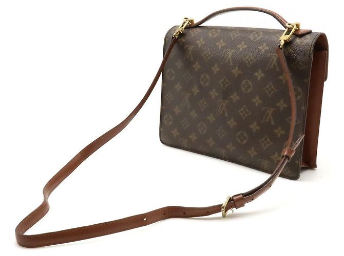Borsa a mano Louis Vuitton Monogram Monceau 28 Marrone - vista 2