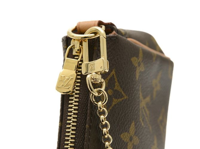 Borsa a Spalla Eva Monogramma Louis Vuitton Marrone - vista 4