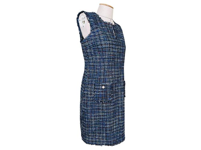 Karl Lagerfeld Tweed Kleid Mehrfarben - Ansicht 3
