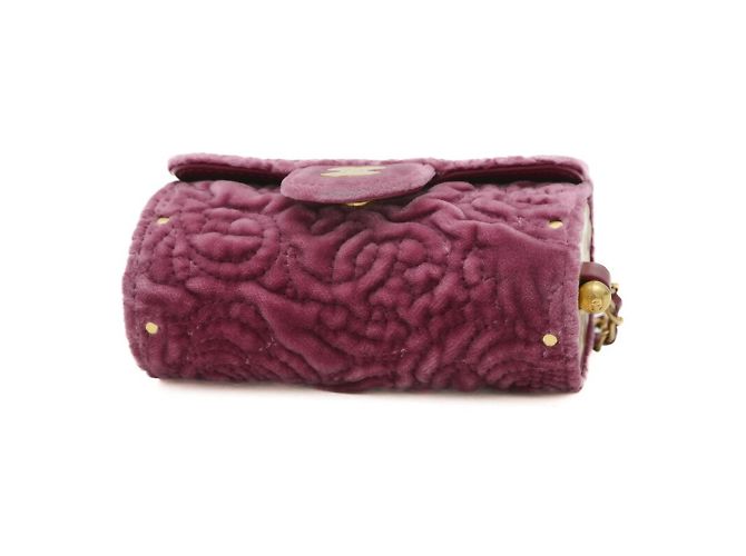 Bolso de hombro Chanel Camellia Púrpura - vista 10