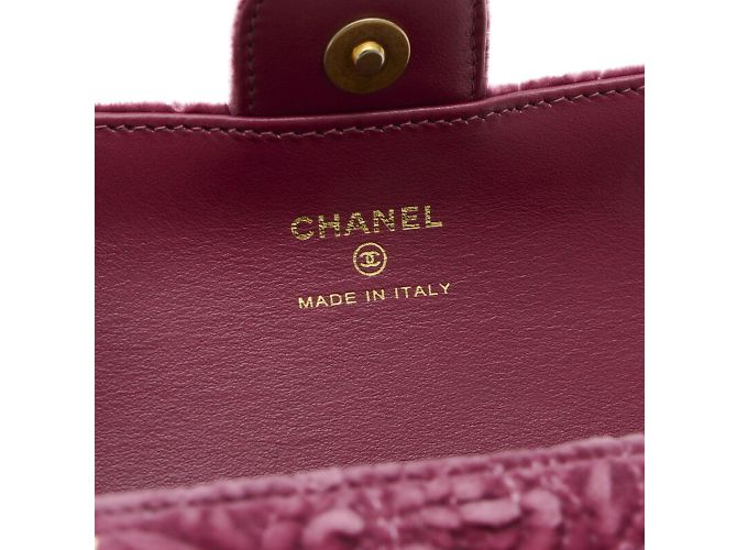 Bolso de hombro Chanel Camellia Púrpura - vista 6