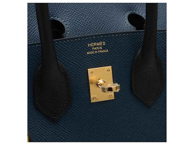 Hermès Hermes Birkin 25 Handbag Black Blue - view 4