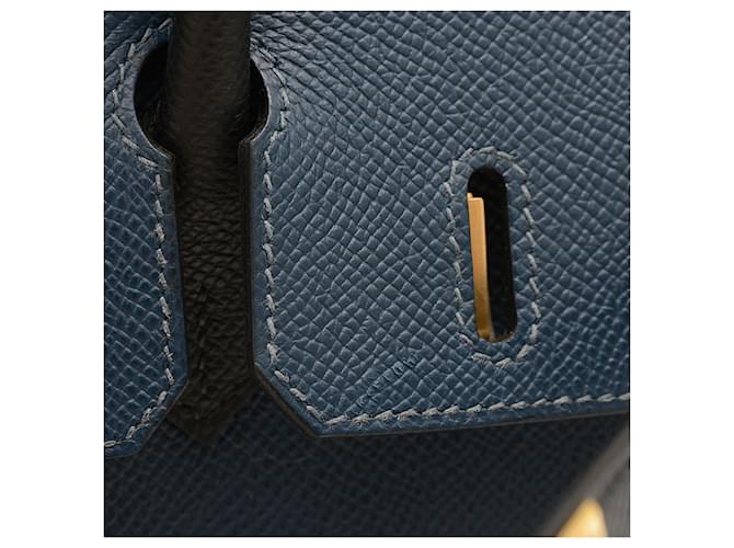 Hermès Hermes Birkin 25 Handbag Black Blue - view 5