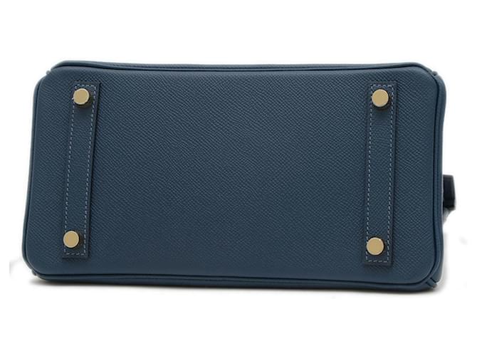 Hermès Hermes Birkin 25 Handbag Black Blue - view 7