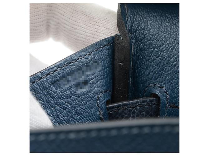 Hermès Hermes Birkin 25 Handbag Black Blue - view 8