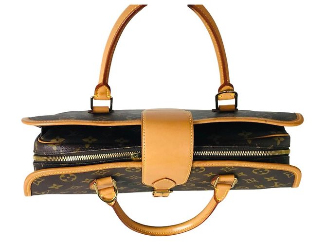 Borsa Louis Vuitton Rivoli Marrone Monogramma - vista 11