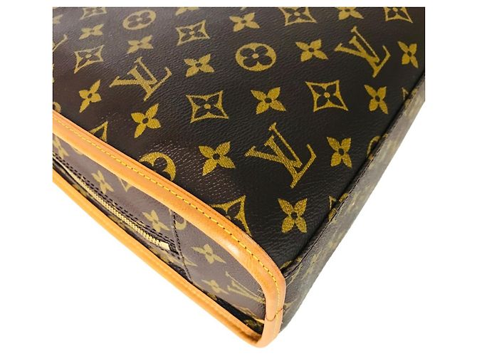 Borsa Louis Vuitton Rivoli Marrone Monogramma - vista 13