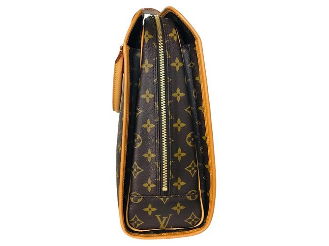 Borsa Louis Vuitton Rivoli Marrone Monogramma - vista 9
