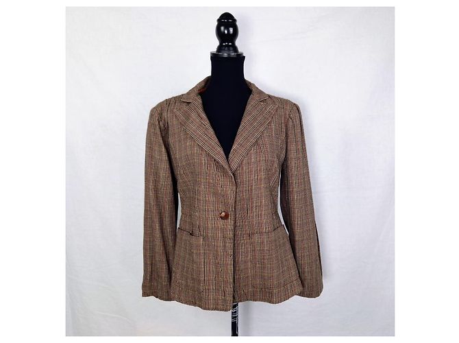 Kenzo Jacke Vintage 1990er Braun - Ansicht 4