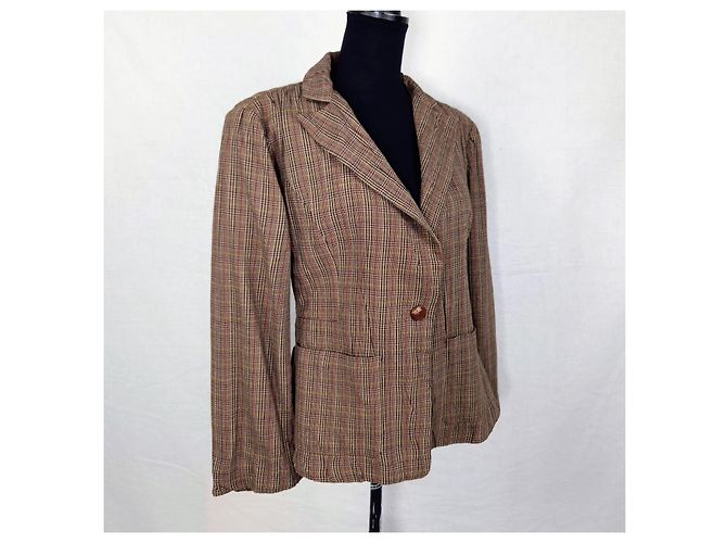 Kenzo Jacke Vintage 1990er Braun - Ansicht 6