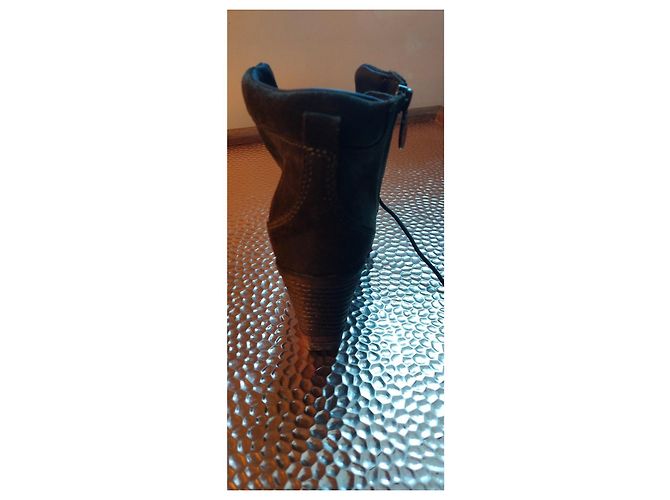 Geox Stiefeletten Khaki Wildleder 10 cm Absatz - Ansicht 4