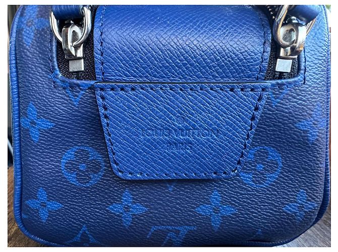 Necessaire Louis Vuitton blu - vista 3