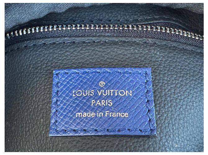 Necessaire Louis Vuitton blu - vista 5