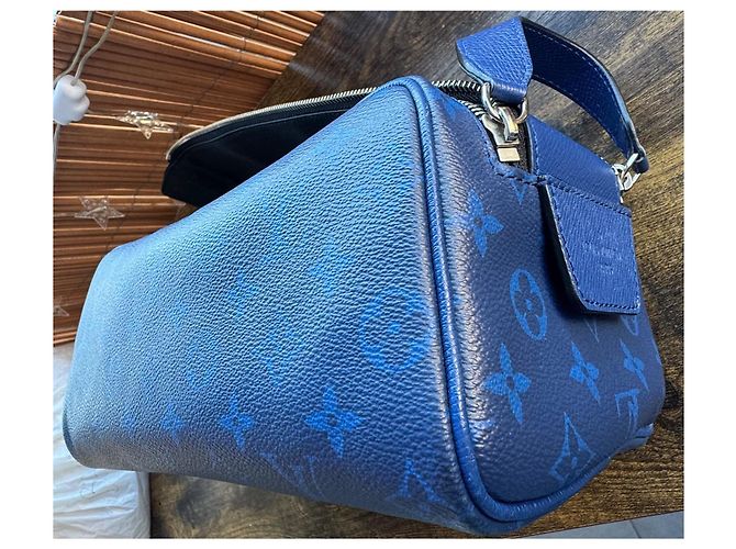Necessaire Louis Vuitton blu - vista 6