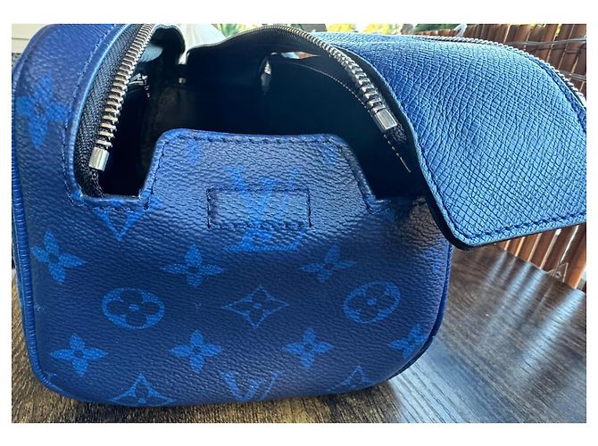 Necessaire Louis Vuitton blu - vista 7