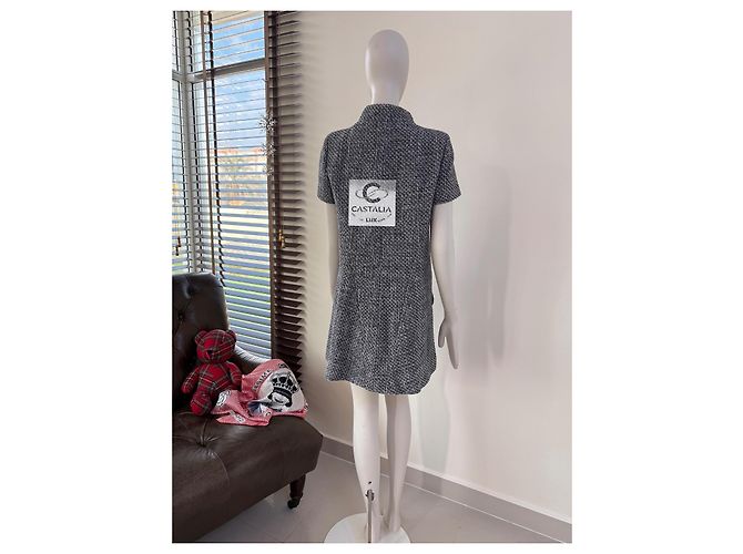 Chanel Grau Lesage Tweed Jacke im Lily Allen Stil 36 FR - Ansicht 10