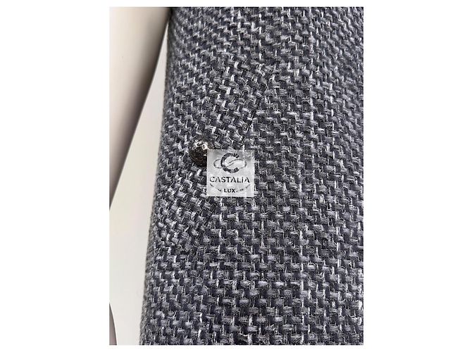 Chanel Grau Lesage Tweed Jacke im Lily Allen Stil 36 FR - Ansicht 13