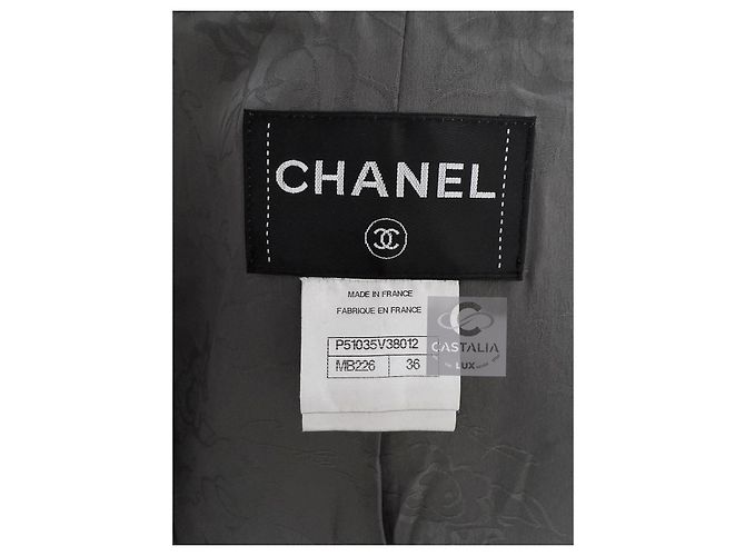 Chanel Grau Lesage Tweed Jacke im Lily Allen Stil 36 FR - Ansicht 14