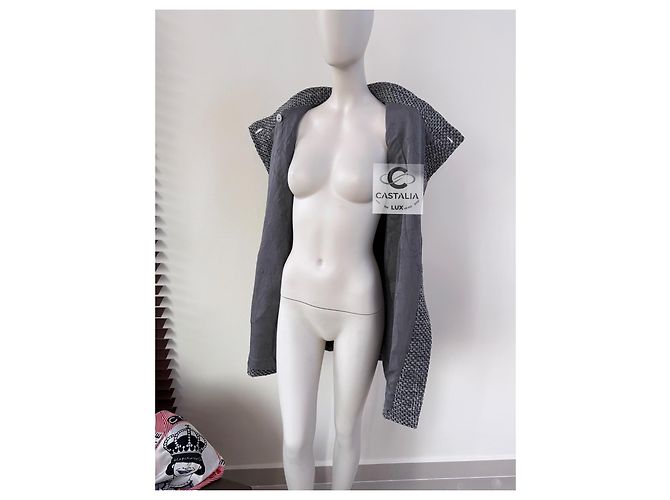 Chanel Grau Lesage Tweed Jacke im Lily Allen Stil 36 FR - Ansicht 9