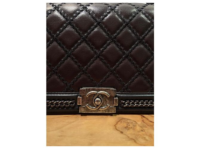Chanel Parigi - Borsa Boy Saltzburg Marrone scuro - vista 5