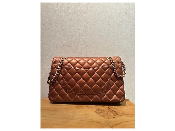 Timeless Chanel Double Flap Kupfer - Ansicht 4