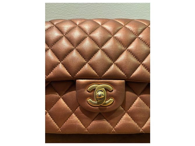 Timeless Chanel Double Flap Kupfer - Ansicht 6
