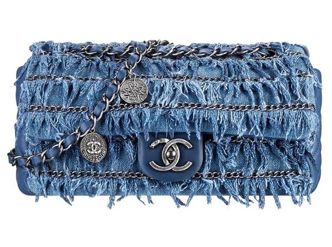Collezione Crociera 2015 di Chanel Timeless a Dubai Blu chiaro - vista 3