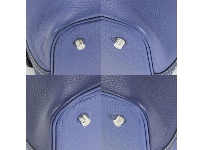 Hermès Borsa Hermes Picotin Lock Kazak MM Blu - vista 13