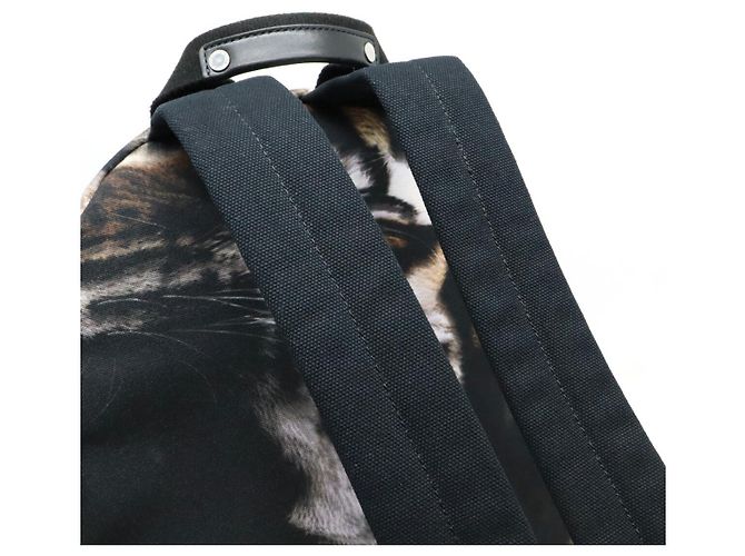 Paul Smith Tiger Canvas Leder Rucksack - Ansicht 4