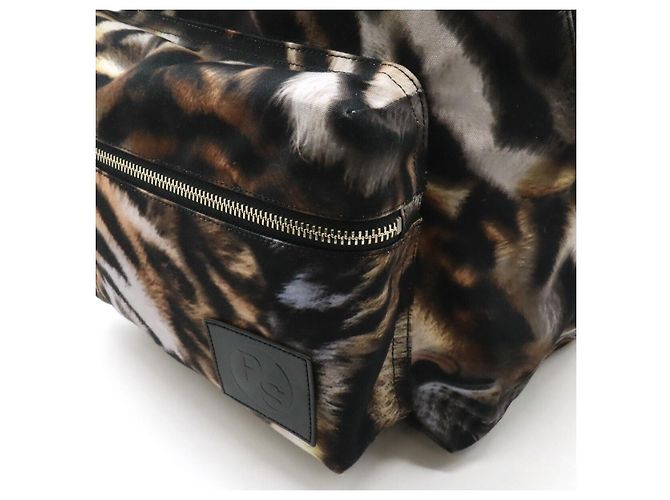 Paul Smith Tiger Canvas Leder Rucksack - Ansicht 7