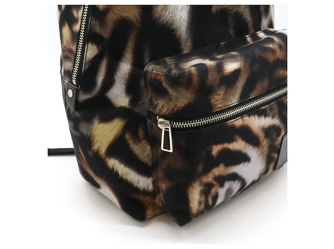 Paul Smith Tiger Canvas Leder Rucksack - Ansicht 8