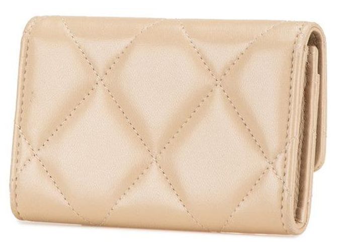 Chanel 19 Chanel Lambskin Card Case Beige - view 2