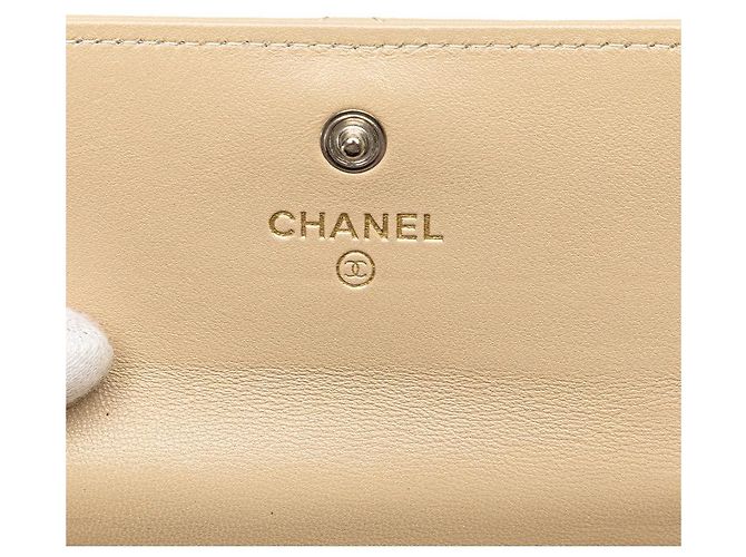 Chanel 19 Chanel Lambskin Card Case Beige - view 5