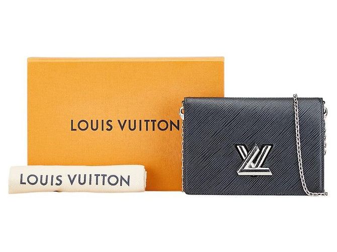 Borsa a tracolla in pelle Twist Louis Vuitton M68560 Nero - vista 7