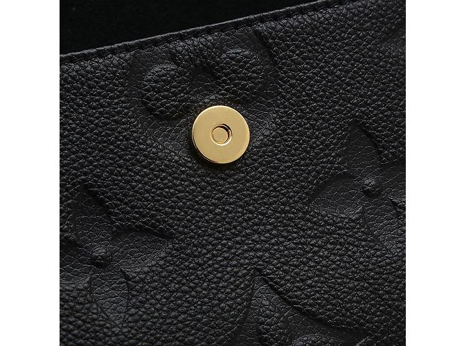 Ivy Cartera Louis Vuitton Monogram Empreinte con cadena Negro - vista 6