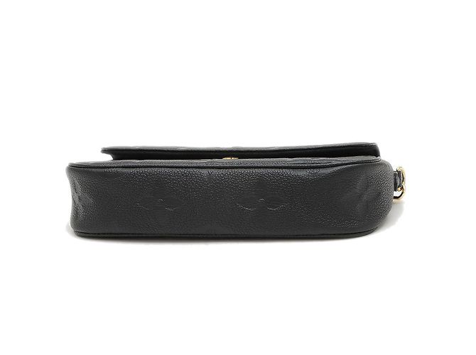 Ivy Cartera Louis Vuitton Monogram Empreinte con cadena Negro - vista 8