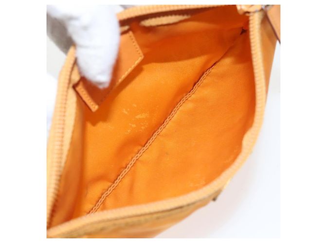 Bolso Prada de nailon naranja plata auténtico bs20377 - vista 11