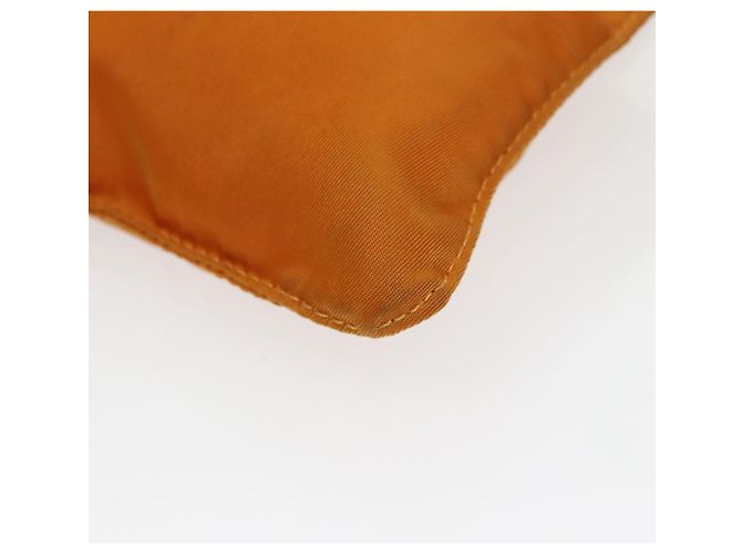 Bolso Prada de nailon naranja plata auténtico bs20377 - vista 15