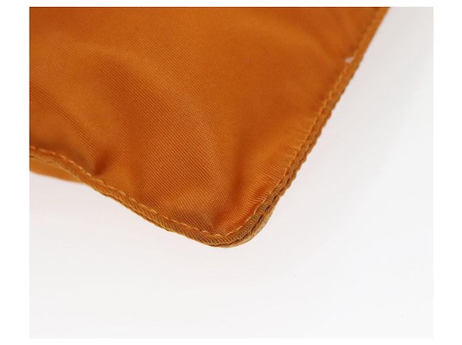 Bolso Prada de nailon naranja plata auténtico bs20377 - vista 16