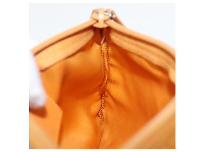 Bolso Prada de nailon naranja plata auténtico bs20377 - vista 17