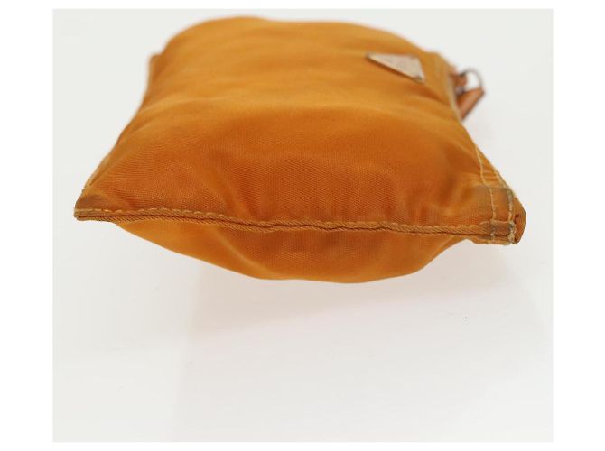 Bolso Prada de nailon naranja plata auténtico bs20377 - vista 3