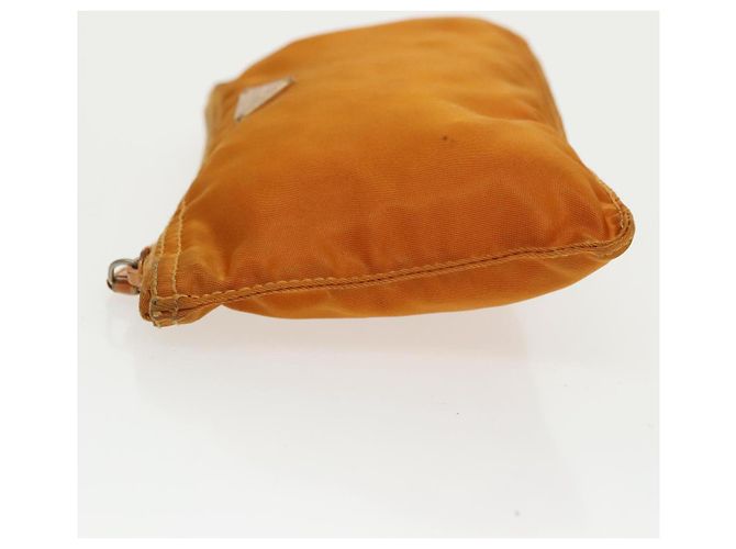 Bolso Prada de nailon naranja plata auténtico bs20377 - vista 4