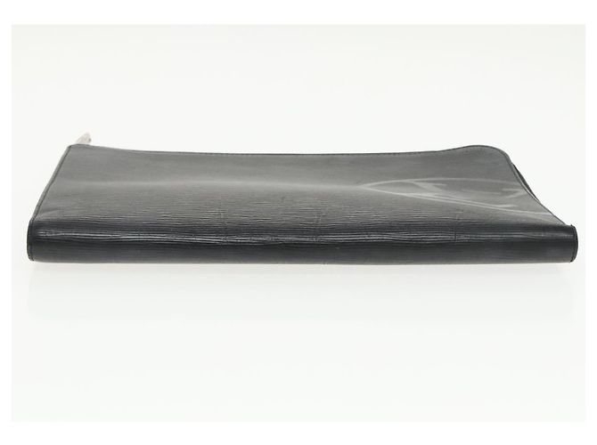 LOUIS VUITTON Epi Pochette Jules GM Borsa Clutch Nera M63519 LV Auth bs20118 Nero - vista 6