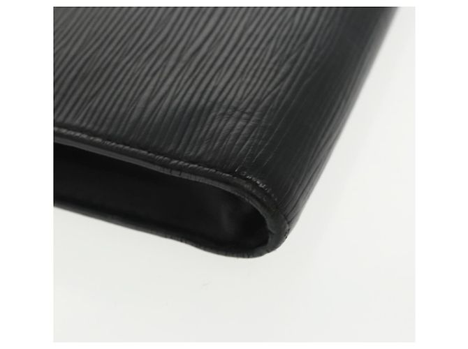 LOUIS VUITTON Epi Pochette Jules GM Borsa Clutch Nera M63519 LV Auth bs20118 Nero - vista 7
