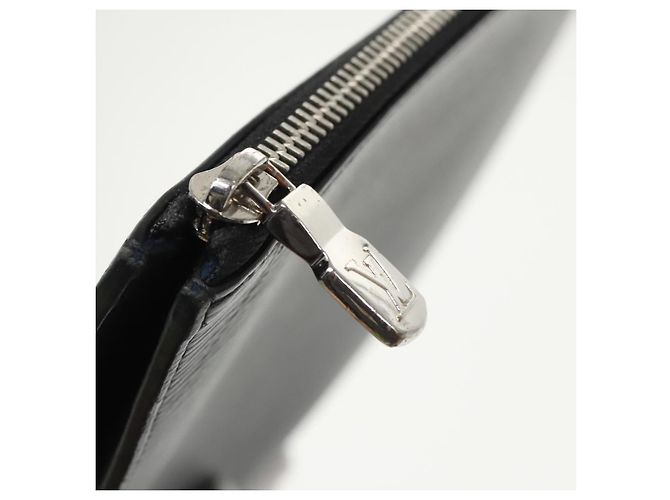 LOUIS VUITTON Epi Pochette Jules GM Borsa Clutch Nera M63519 LV Auth bs20118 Nero - vista 8