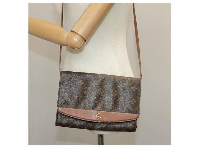 LOUIS VUITTON Monogram Bordeaux 24 Bolsa de Hombro M51798 LV Auth 101107 Monograma - vista 29