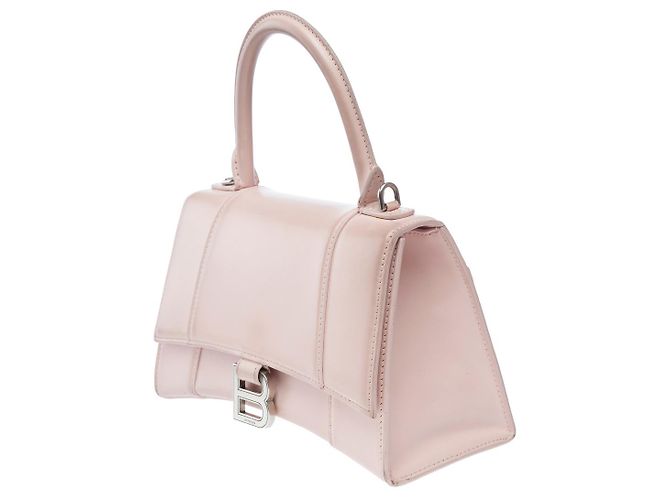 Borsa BALENCIAGA Hourglass in Pelle Rosa - 102269 - vista 4
